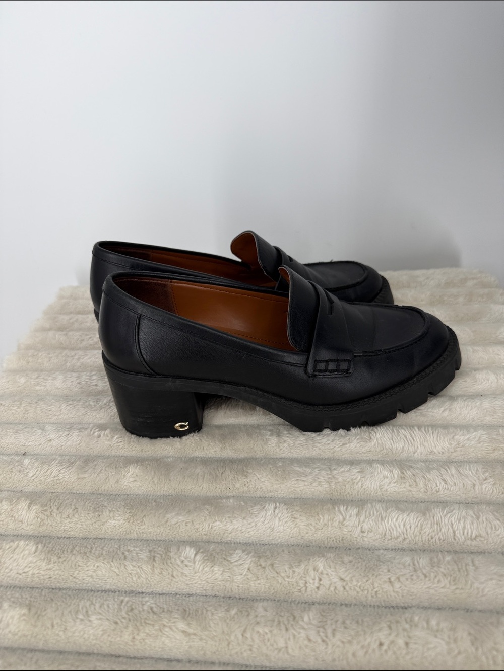 Coach Colleen Black Women's Loafers size 7.5B - Picture 11 of 13